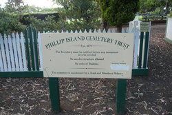 Cowes Cemetery has a lot of phillip island history