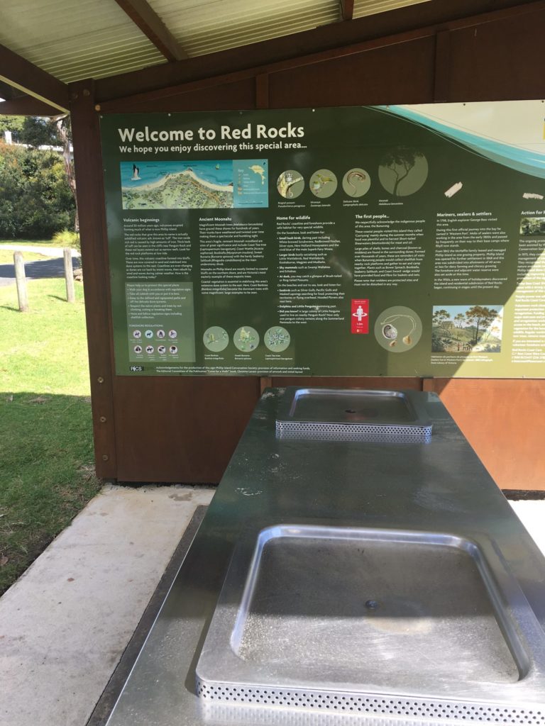 Red Rocks Beach is a pristine safe beach with toilets and BBQ just a few mins from Cowes and is a perfect place to go to roam the large red rocks formations.