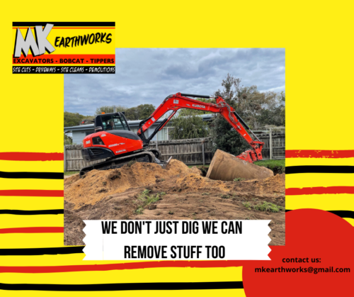 MK Earthworks Bass Coast and surrounds are a long time reliable business specialising earthworks Bass Coast for driveways, site cuts, etc. including demolition and landscaping