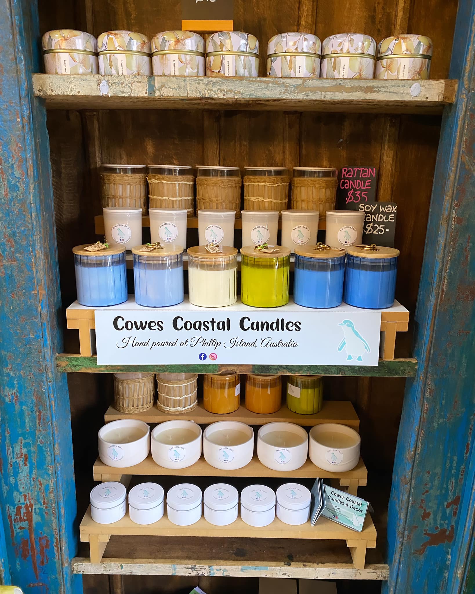 The Cowes Island Craft Market is where you will find a large range of products from local producers and crafts people. Held 2nd Saturday of month from 9am - 2pm